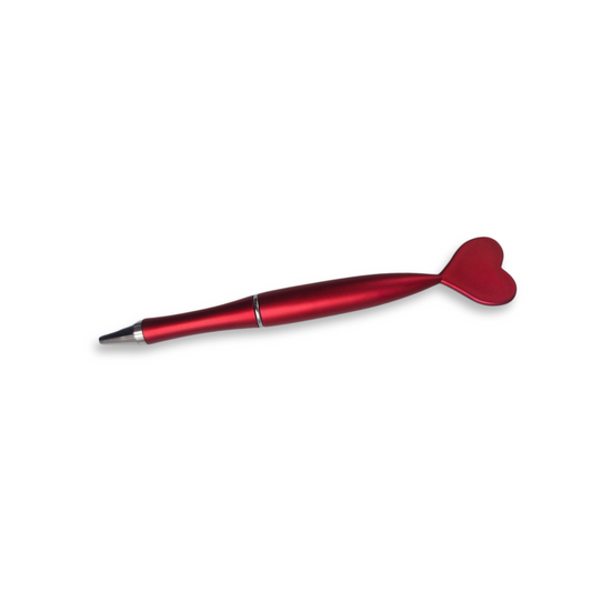 Red Heart Ball Point Pen
