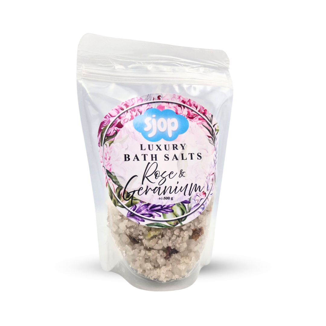 Luxury Bath Salts (+/- 500g)