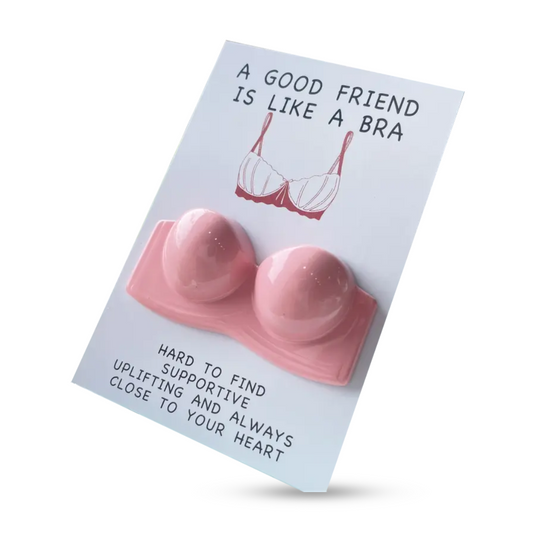 Pocket Hug Card: A Good Friend Is Like a Bra