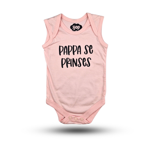 Babygrow in Pale Pink – "Pappa se Prinses"