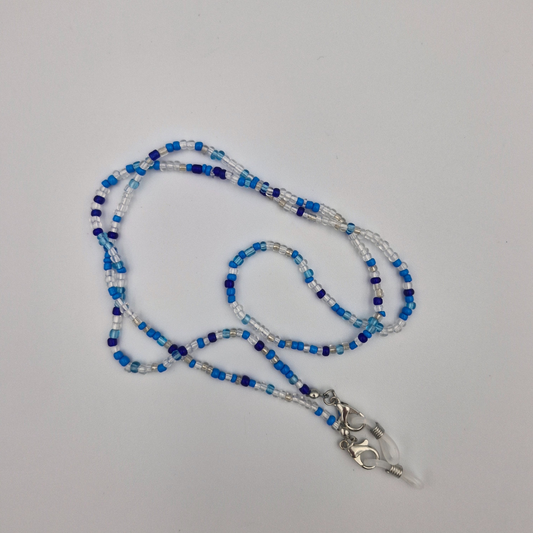 Multicolour African Bead Women's Eyeglasses Chain (Blue)