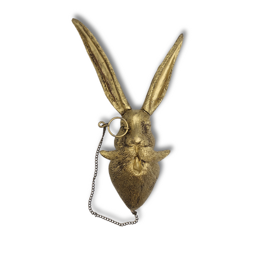 Gold Peter Rabbit Wall Decoration (25x14.5cm)