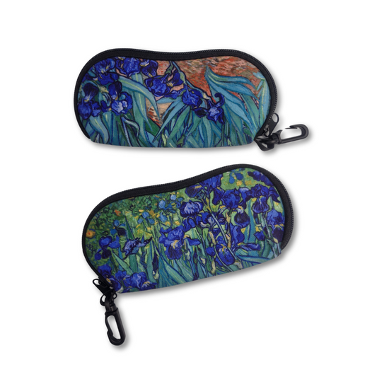 Van Gogh 'Irises' Soft Sunglasses Case