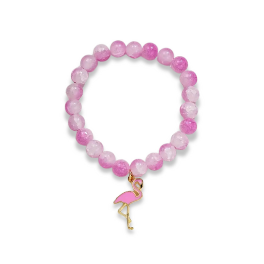 Flamingo Bead Bracelet