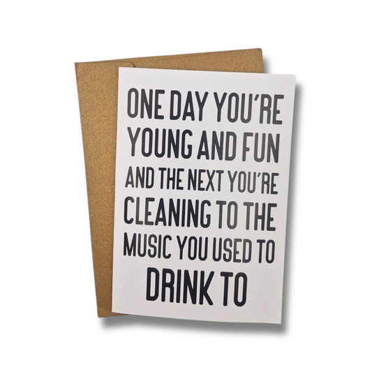 Gift Card: One Day You’re Young…
