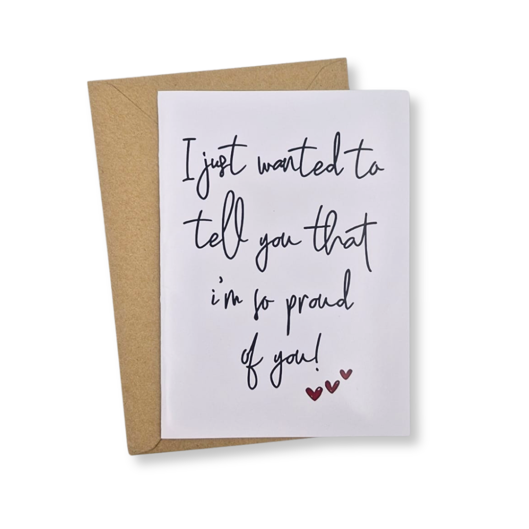 Gift Card: I’m So Proud of You