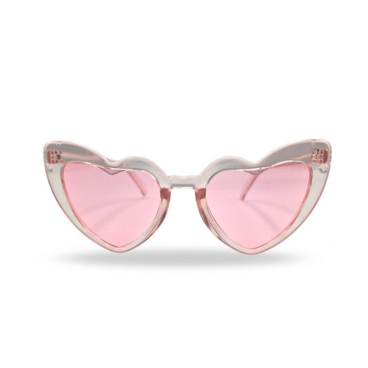 Heart Shaped Sunglasses (Pink)