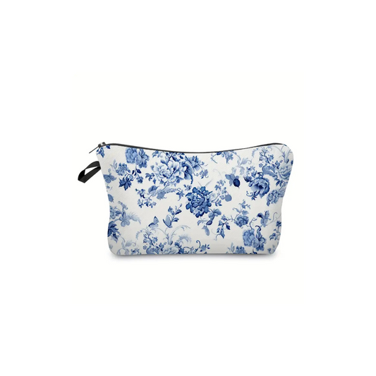 Cosmetic Bag (Blue Porcelain)