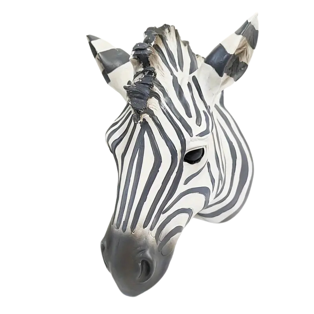 Zebra Head Wall Decor